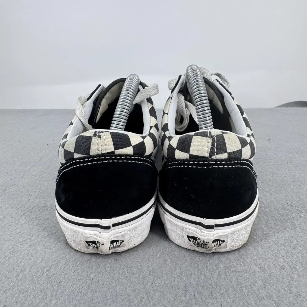 Vans‎ Old Skool Shoes Mens 7 Womens 8.5 Black White Checkerboard Skate 500714
